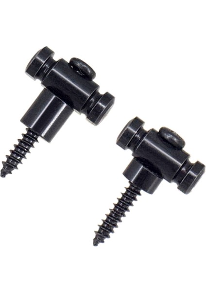 Elektro Gitar Stres Toka Tutucu Montaj Vidaları Montaj Ağacı Kılavuzu Gitar Aksesuarları Siyah (Yurt Dışından)