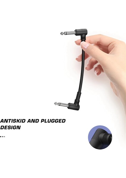 5pcs Pedal Kablosu Müzik Aletleri Yama Kablosu 15CM Elektro Gitar Etkisi Müzik Severler Için Aksesuarlar Oynayan (Yurt Dışından) modelleri