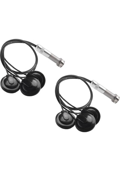 2pcs Gitar Pikap Piezo Kontakt Mikrofon Pikap 3 Akustik 6.35MM Jak (Siyah) Için Dönüştürücü Pikap Sistemi (Yurt Dışından) fiyatları