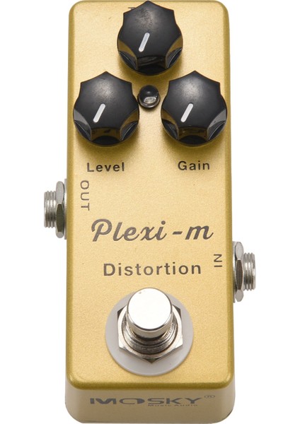 Mosky Plexi-M Elektik Gitar Dısatorıs Etkili Pedal Gitar Parçaları Tam Metal Kabuk Gerçek Baypas (Yurt Dışından)