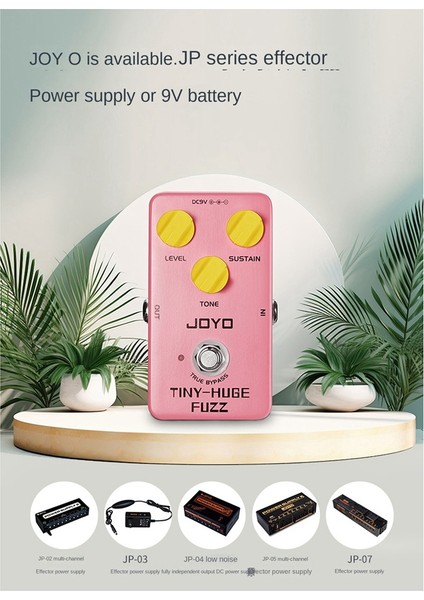 Joyo Jf-26 Tiny-Huge Fuzz Efekt Pedal Seviyesi/ton/sürdürme Etki Kontrolü Vintage Fuzz Gitar Pedalı (Yurt Dışından) fırsatları