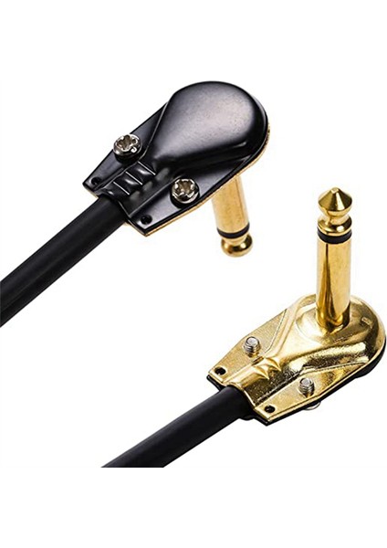 4 Paket 12 Inç Gitar Yama Kabloları, Dik Açılı Altın Gözleme Konnektörü Efektler Pedal Tahtası (Yurt Dışından) indirimleri