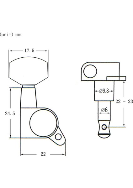 Gitar Ayarlanması Pegs Tuner Makine Başlıkları 3R3L Tuning Peg Makinesi Başkanı Akustik Elektro Gitar, Siyah (Yurt Dışından) fiyatları