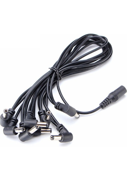 Elektrikli Gitar Etkisi Pedal Dairan Zinciri Güç Kaynağı Kablosu 9V Dc 1A Çok Arayüz Bağlantısı 1 Ila 6 Kablo Ayrıştırıcı Kablosu Dik Açılı Yuvarlak Krikolar (1 Ila 6 Yol) (Yurt Dışından) fırsatları