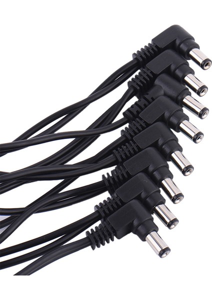 Elektrikli Gitar Etkisi Pedal Dairan Zinciri Güç Kaynağı Kablosu 9V Dc 1A Çok Arayüz Bağlantısı 1 Ila 6 Kablo Ayrıştırıcı Kablosu Dik Açılı Yuvarlak Krikolar (1 Ila 6 Yol) (Yurt Dışından) indirimleri
