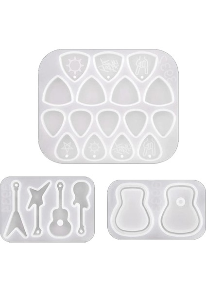 Gitar Pick Mold, Gitar Için Zarif Reçine Kalıp Müzik Sevenler Için Kilitli Döküm Anahtarı (Yurt Dışından)