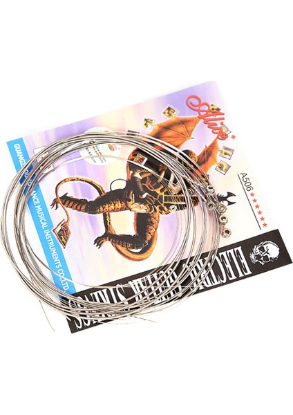 Alice Alice A506 Elektik Gitar Strıng Tek String E (1.) - E (6.) Tam Boyutlu Seti Profesyonel Gitar Telleri Için Uygun (Yurt Dışından)