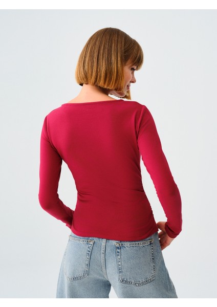 Fitted Kadın Tshirt U.kol