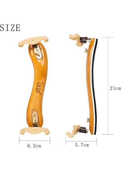 Irin Keman Omuz Istirahati 4/4 Avrupa Akçaağaç Keman Omuz Ped Çene Dinlenme Çocuğu Yetişkin Başlangıç ​​omuz Yastığı (Yurt Dışından) fiyatları