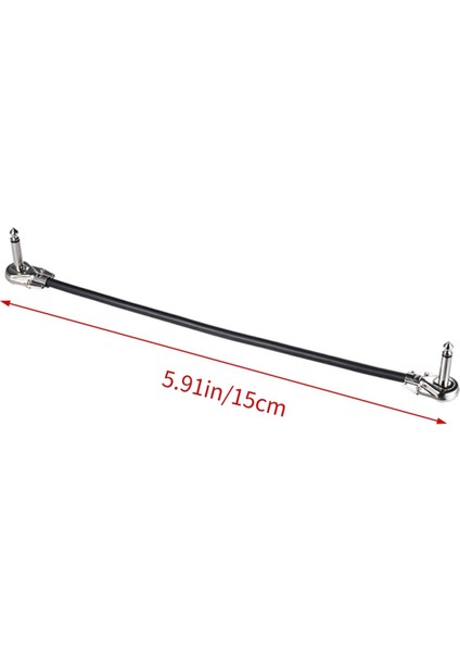 6pcs Gitar Efektleri Enstrüman Bağlantı Kablosu 15CM 1/4 Inç Gitar Efektleri Enstrüman Bağlantı Kablosu (Yurt Dışından) modelleri