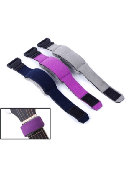 Gitar Fret Strings Sessiz Sönümleyiciler Muter Akustik Klasik Gitar Bas Ukulele Enstrüman Aksesuarları Mor (Yurt Dışından) indirimleri