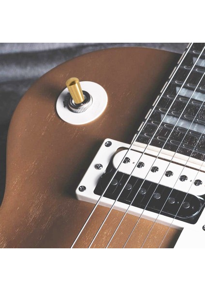 3pcs Gitar Anahtarı Ipucu, Lp Epı Elektro Gitar, Gümüş + Gun-Black + Altın Için 3 Yol Değiştirme Anahtarı Düğmesi Uç Kapağı Bakır (Yurt Dışından) fiyatları