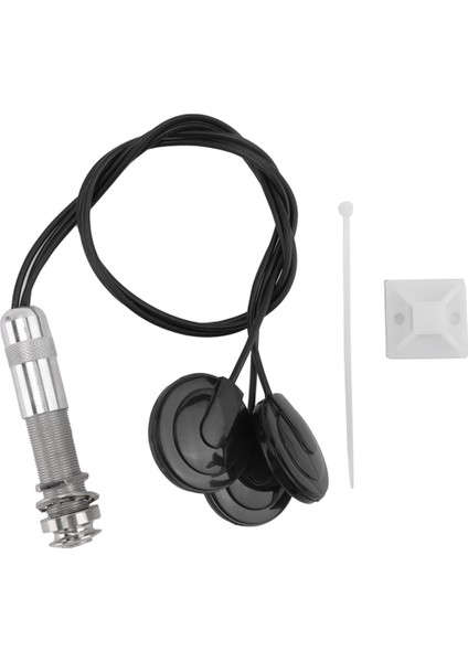 Akustik Gitar Ukulele Mandolin Enstrümanları Için Gitar Pikap 3x Piezo Pikap Dönüştürücü (Yurt Dışından)