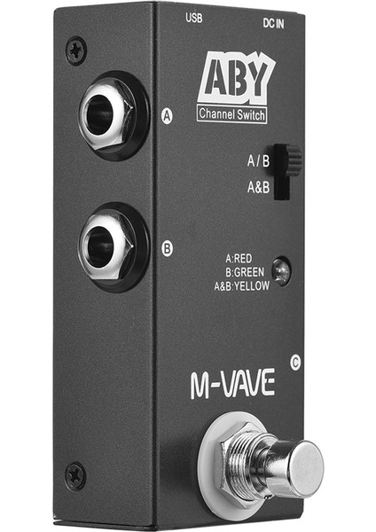 Aby Line Selector Ab Switch Mini Gitar Efekt Pedalı Gerçek Baypas Gitar Bas Pedalı Ab Kutusu - Aby Kanal Anahtarı (Yurt Dışından)