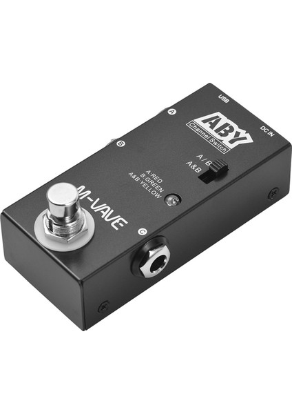Aby Line Selector Ab Switch Mini Gitar Efekt Pedalı Gerçek Baypas Gitar Bas Pedalı Ab Kutusu - Aby Kanal Anahtarı (Yurt Dışından) fiyatları