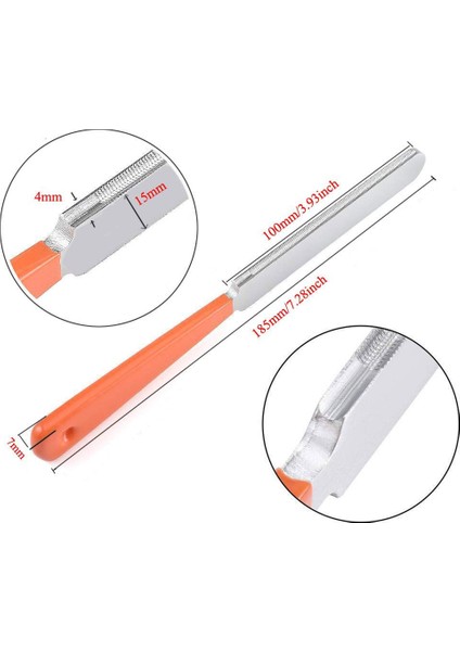 Gitar Luthier Araç Kiti, Fret Lastik Çekiç, Gitar Fret Taçlandırma Dosyası, Fret Rocker Tesviye, 2 Pcs Klavye Muhafızları Koruyucu ve Öğütme Taşı Içerir (Yurt Dışından) modelleri