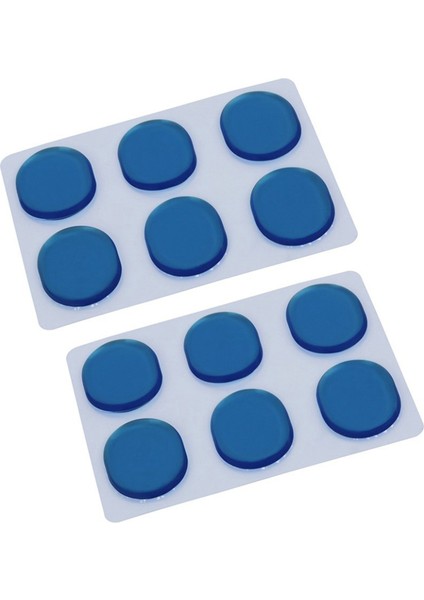 12 Pcs/drum Kit Muffler Sticker Seti Silika Jel Sticker Drum Sönenleyiciler Jel Padler Trampet Drum Susturucu Sessiz Mavi (Yurt Dışından) fiyatları