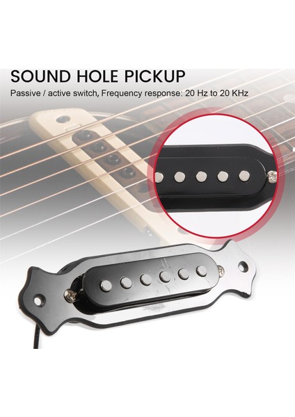 Gitar Siyahı Için Manyetik Akustik Pikap (Yurt Dışından) indirimleri