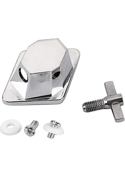 3pcs Krom Zemin Bacak Braketi Bağlantı Taban Davul Seti Parçaları Aksesuarları Müzik Aleti Aksesuarları (Yurt Dışından) fiyatları