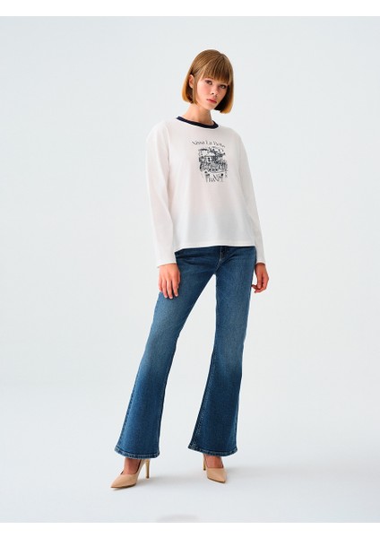 Oversize Kadın Tshirt U.kol