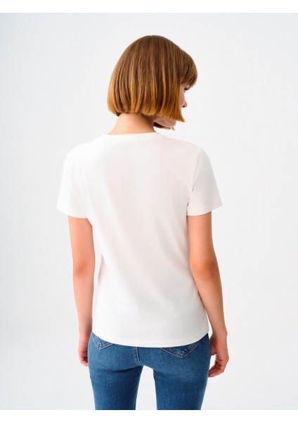 Slim Fit Kadın Tshirt K.kol