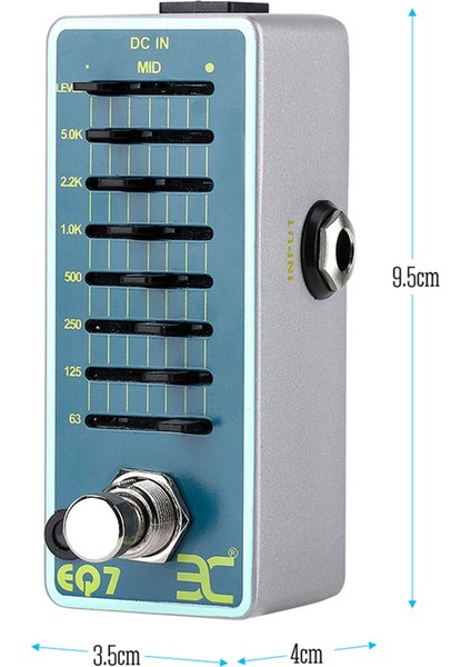 Eno Ex Eq7 Gitar Etkili Pedal 7-Band Eq Full Metal Kabuk Gerçek Baypas Faz Gitar Pedalı Gitar Aksesuarları (Yurt Dışından) fırsatları