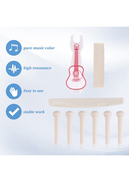 9 Adet Akustik Gitar Köprü Pimleri, Gitar Parçaları ve Aksesuarları Saf Tonu Mükemmel Bir Şekilde Geri Yükler (Yurt Dışından) indirimleri