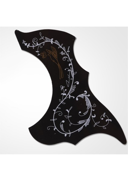 Renkli Çiçek ve Kuş Gitar Pickguard Dekoratif Kendi Kendini Viskozlu Çıkartma Ipi Gitar Koruma Koruma Yaması (Yurt Dışından) modelleri