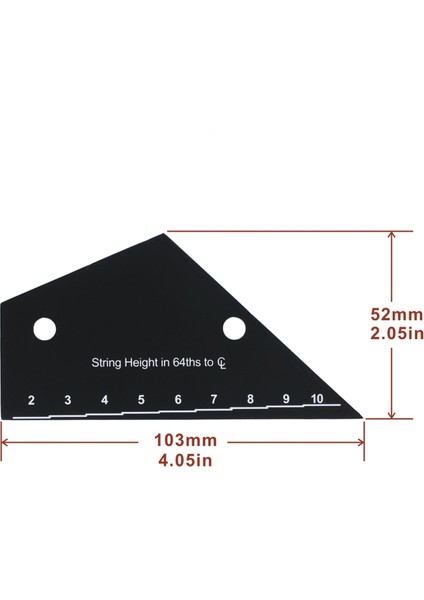 Fret Tesviye Aracı Gitar Bas Boyun Klavye Ölçüm Cetveli Gitar Fret Rocker Seviye Aracı (Yurt Dışından) fiyatları