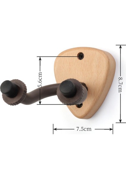 Duvar Montajı Askı Kancası Ahşap Banjo Bas Akustik Elektro Gitar Boyun Tutucu Stand Seçim Yuvası, A (Yurt Dışından) modelleri