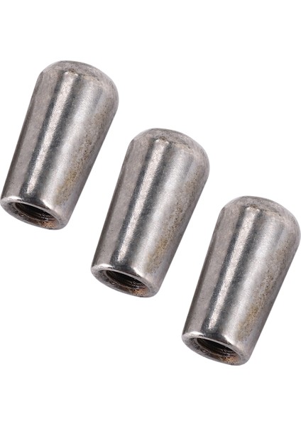 3pcs Gitar Anahtarı Ipucu, Lp Epı Elektro Gitar, Gümüş Için 3 Yol Değiştirme Anahtarı Düğmesi Uç Kapağı Bakır (Yurt Dışından)