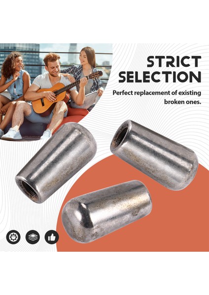 3pcs Gitar Anahtarı Ipucu, Lp Epı Elektro Gitar, Gümüş Için 3 Yol Değiştirme Anahtarı Düğmesi Uç Kapağı Bakır (Yurt Dışından) indirimleri