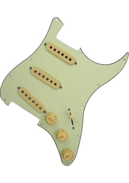 11 Delikli Gitar Pickguard St Sss Knobs Ipuçları ile Arka Plaka 52/52/52MM Sq St Gitar Aksesuarları Için Pikap Kapakları (Yurt Dışından) fiyatları