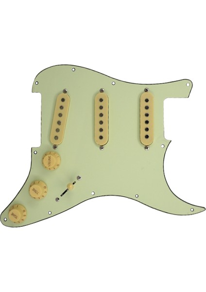 11 Delikli Gitar Pickguard St Sss Knobs Ipuçları ile Arka Plaka 52/52/52MM Sq St Gitar Aksesuarları Için Pikap Kapakları (Yurt Dışından) modelleri