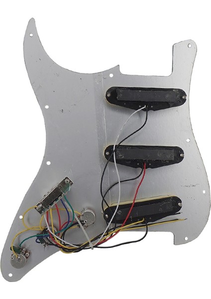 11 Delikli Gitar Pickguard St Sss Knobs Ipuçları ile Arka Plaka 52/52/52MM Sq St Gitar Aksesuarları Için Pikap Kapakları (Yurt Dışından) fırsatları