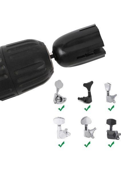 Akustik Gitar Bas Ukulele Mandolin Aksesuarları Için Elektrikli Matkap Tuning Peg Çekme Luthiers Aracı (Yurt Dışından) modelleri