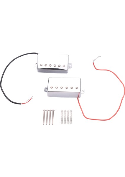 Lp Gitar Aksesuarları Için 2 Elektro Guitar Humbucker Pikap Boyun Köprüsü Pikap Seti Chrome (Yurt Dışından) fiyatları