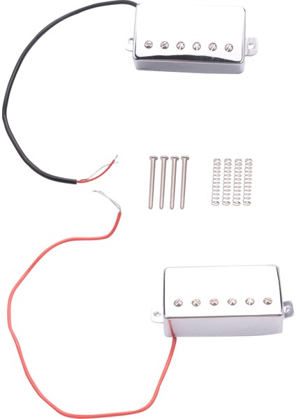 Lp Gitar Aksesuarları Için 2 Elektro Guitar Humbucker Pikap Boyun Köprüsü Pikap Seti Chrome (Yurt Dışından) modelleri