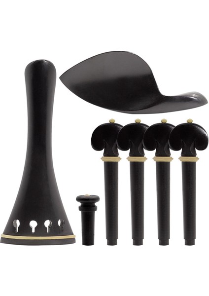 4/4 Keman Aksesuarları Dört Parçalı Kuyruk Yayını Kuyruk Yayını Seti Tailnail String Enstrüman Aksesuarları (Yurt Dışından)