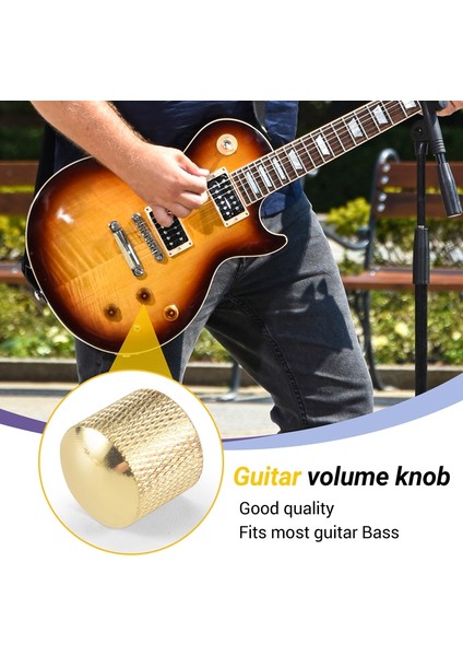 4pcs Metal Hacim Tonu Kubbesi Tonu Çamurluk Strat Telecaster Gibson Les Paul Elec Gitar Veya Bas (Yurt Dışından) fırsatları