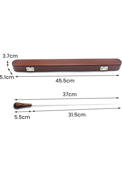 Üst Düzey Bulut Dağ Ahşap Cop, Cop Case, Müzik Yürütme Baton Kutusu (Yurt Dışından) fiyatları