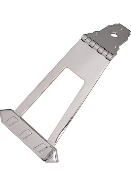 Gitar 6 Strings Caz Archtop Trapez Kuyruk Yayını Köprüsü Içi Boş Yarı Içi Boş Gitar Parçaları Gümüş (Yurt Dışından)