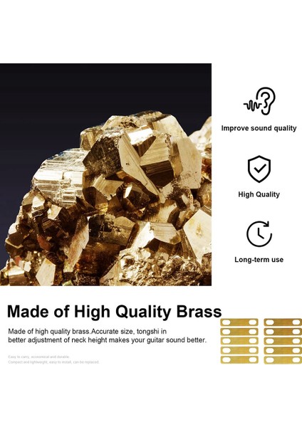 Yeni 8pcs Gitar Boyun Plakası 0.2mm 0.5mm 1mm Gitar Conta Yedek Gitar Boyun Şim Yükseltme Conta Aksesuarları (Yurt Dışından) fırsatları