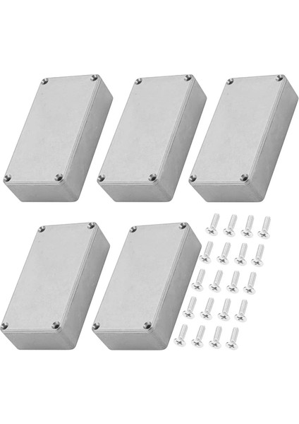 5pcs Gitar Etkisi Pedal Muhafazası 1590B Alüminyum Diecast Stomp Kutusu Geçiş Anahtarı Kutusu Kılıfı (Yurt Dışından)