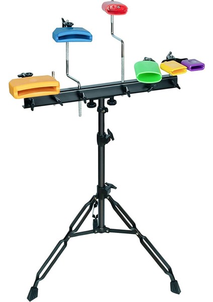 Reçel Blok Müzikal Perküsyon Enstrümanı Latin Drum Enstrüman Perküsyon Müzikal Için Çift Montajlı Çan (Kırmızı Sarı) (Yurt Dışından) fırsatları