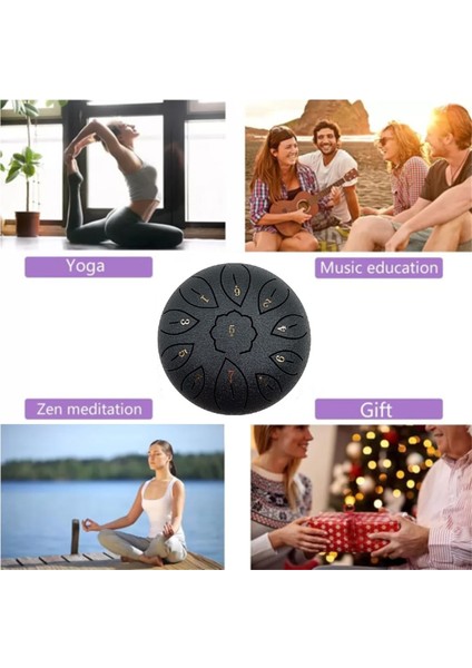 Boş Davul 11 ​​tonlu Eterik Davul C Anahtar Çelik Dil Davul Müzik Aleti (Yurt Dışından) fiyatları