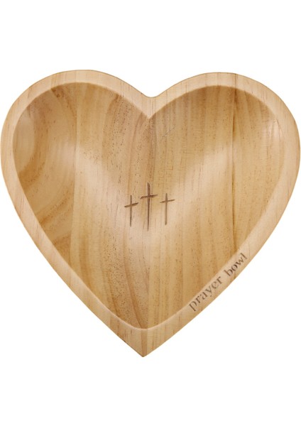 Dua Kasesi, Kalp Dua Kasesi Ahşap, Kadınlar Için Hıristiyan Hediyeler, Ahşap Dua Hamur Kasesi, Kalp Şekleli Dekor Kasesi (Yurt Dışından)