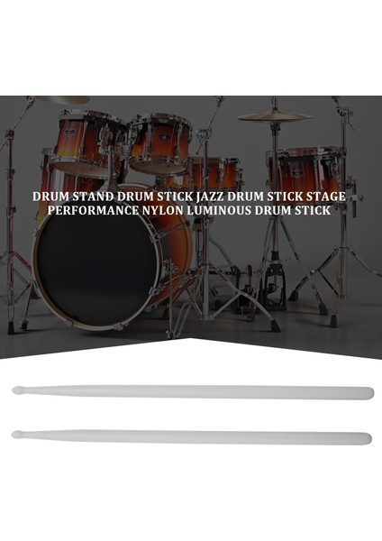 1paır 5A Işık Davul Çubuk Set Seti Floresan Bagetler Caz Drumsticks Stage Parıltı Koyu Davul Aksesuarları Yeşil (Yurt Dışından) fiyatları