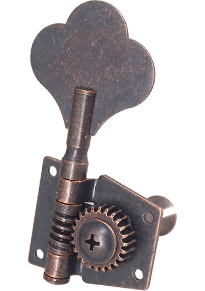 Gitar Vintage Açık Bas Gitar Ayarlama Anahtar Pegs Makine Başlıkları Tuner 4r 4 Dizeler Için Bas Kırmızı Bronz (Yurt Dışından) modelleri