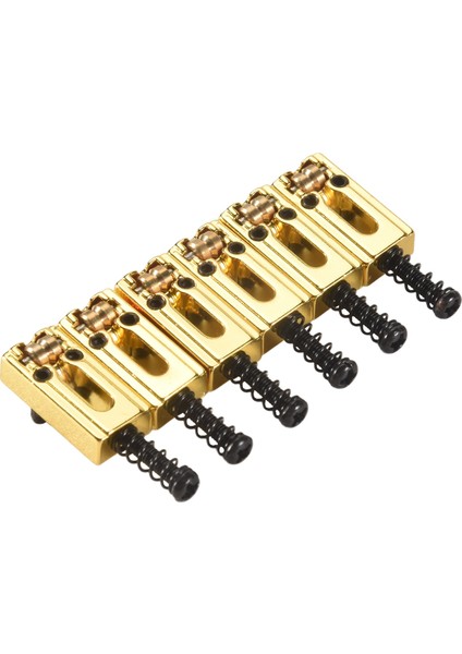 6 Adet Metal Gitar Köprüsü Eyer Topu Rulo Ipi Tremolo Köprü Smartes Elektro Gitar Yedek Parçaları, Altın (Yurt Dışından) modelleri
